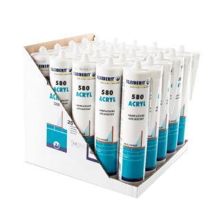 580.1 Acryl Dichtstoff, Supracryl Karton mit 25 Kartuschen je 0,49 kg